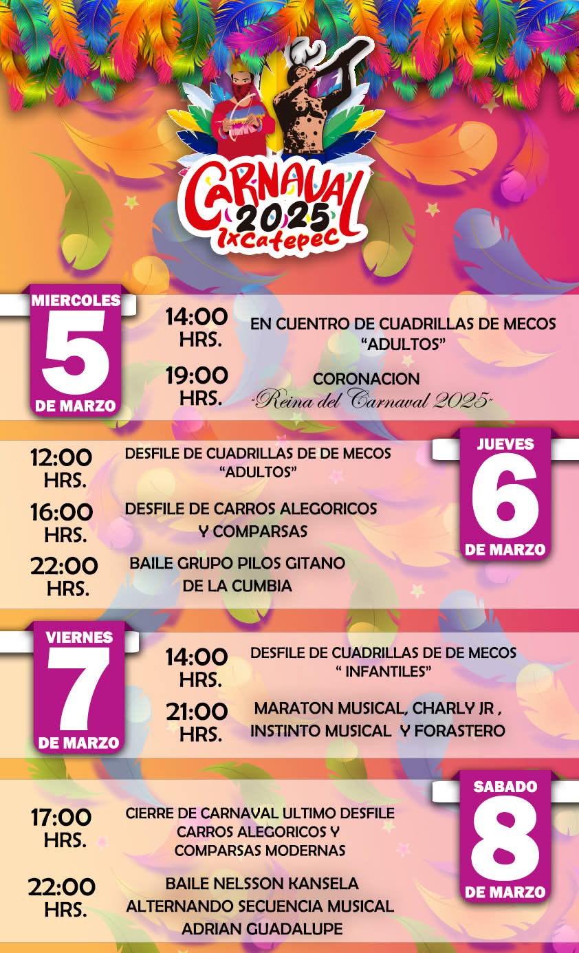 Carnaval Ixcatepec 2025