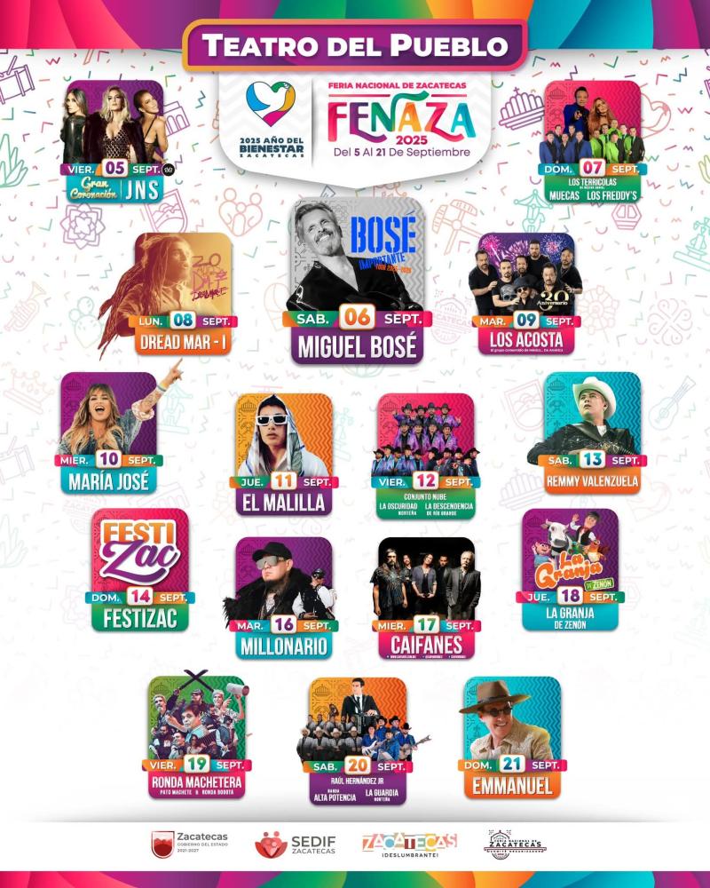 Teatro del Pueblo - Feria Nacional de Zacatecas FENAZA 2025