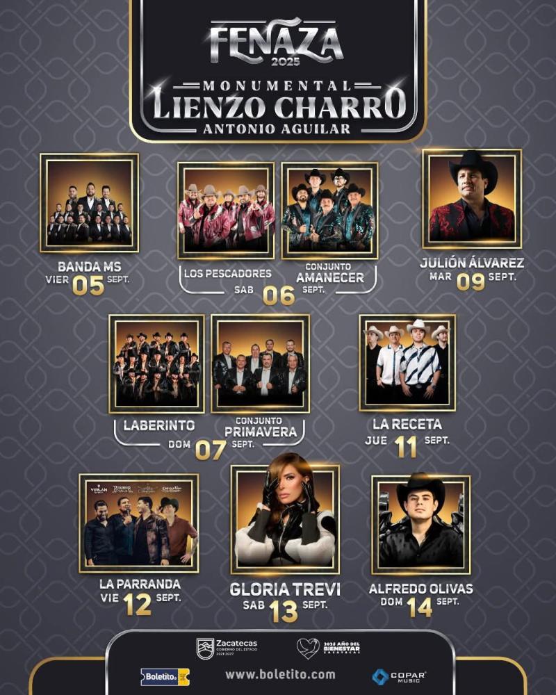 Lienzo Charro Feria Nacional de Zacatecas FENAZA 2025