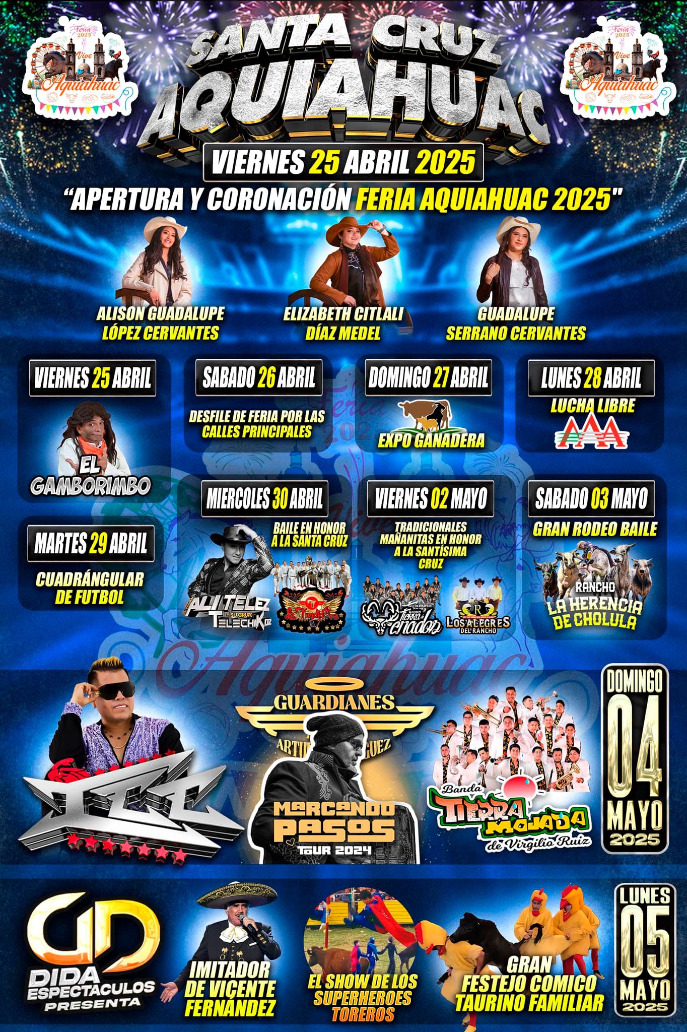 Programa Feria Santa Cruz Aquiahuac 2025