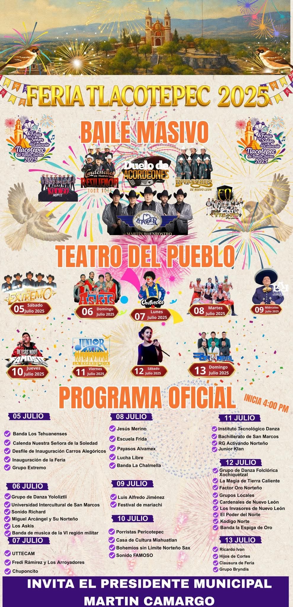 Feria Tlacotepec de Benito Juárez 2025