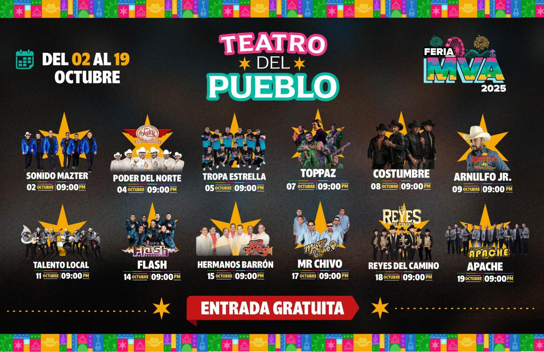 Teatro del Pueblo Feria Monclova 2025