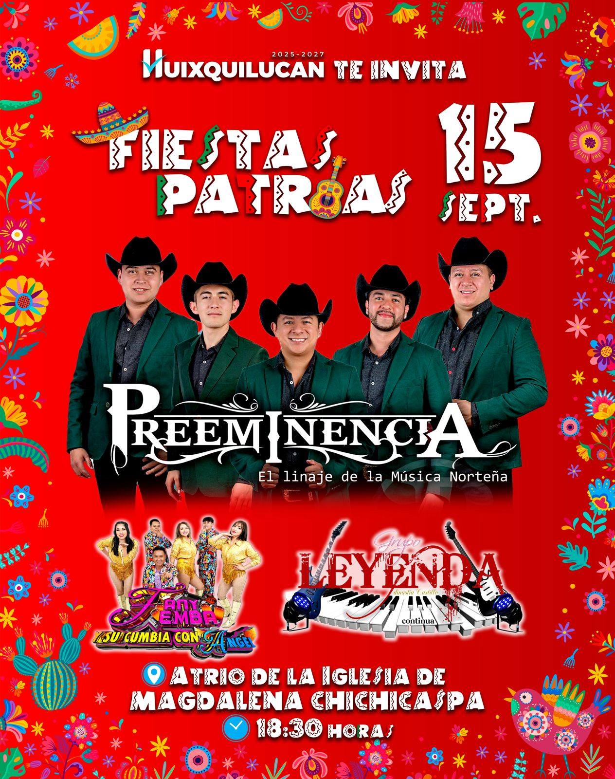 Grito de Independencia 2025 en Huixquilucan