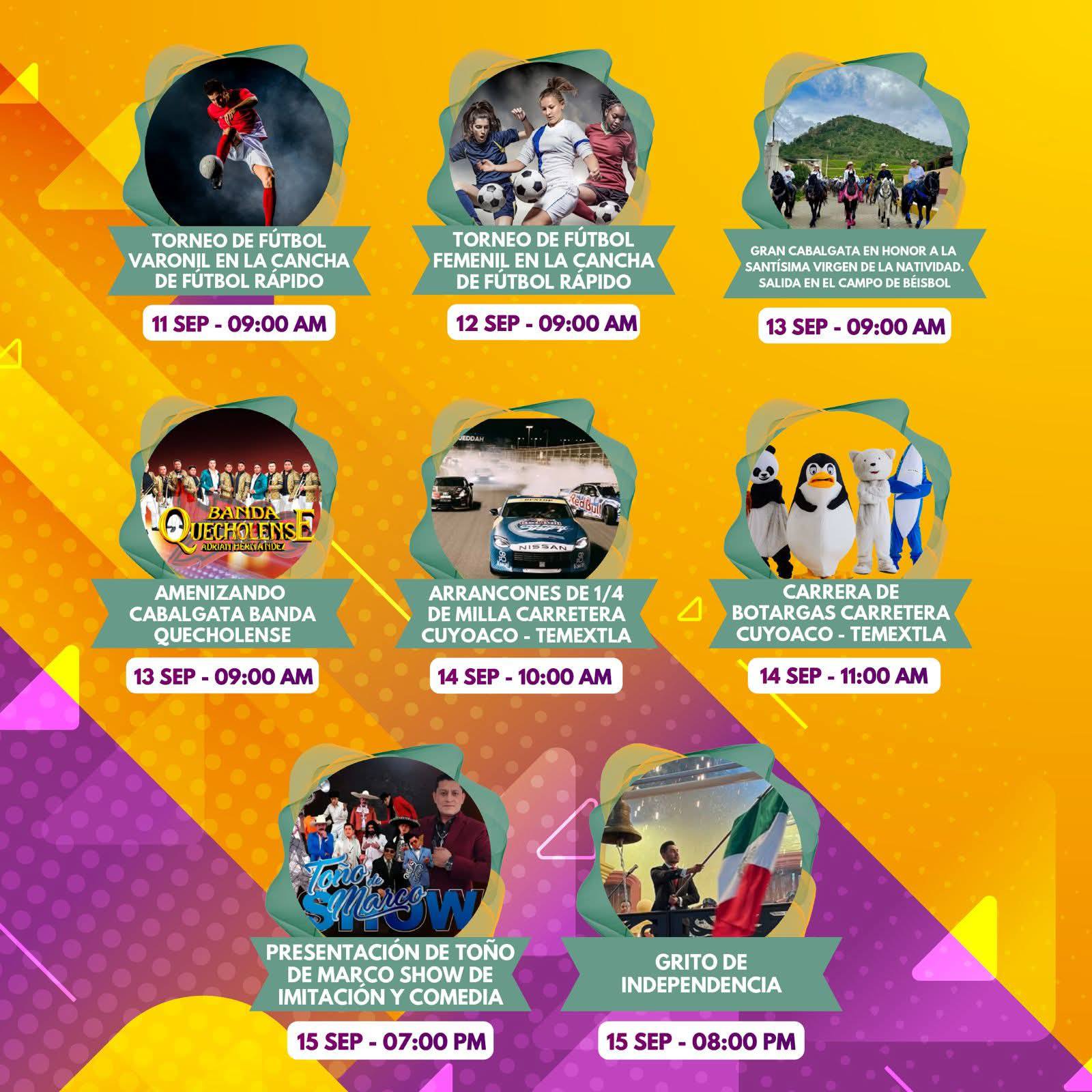 Programa Feria de la Cebada Cuyoaco 2025