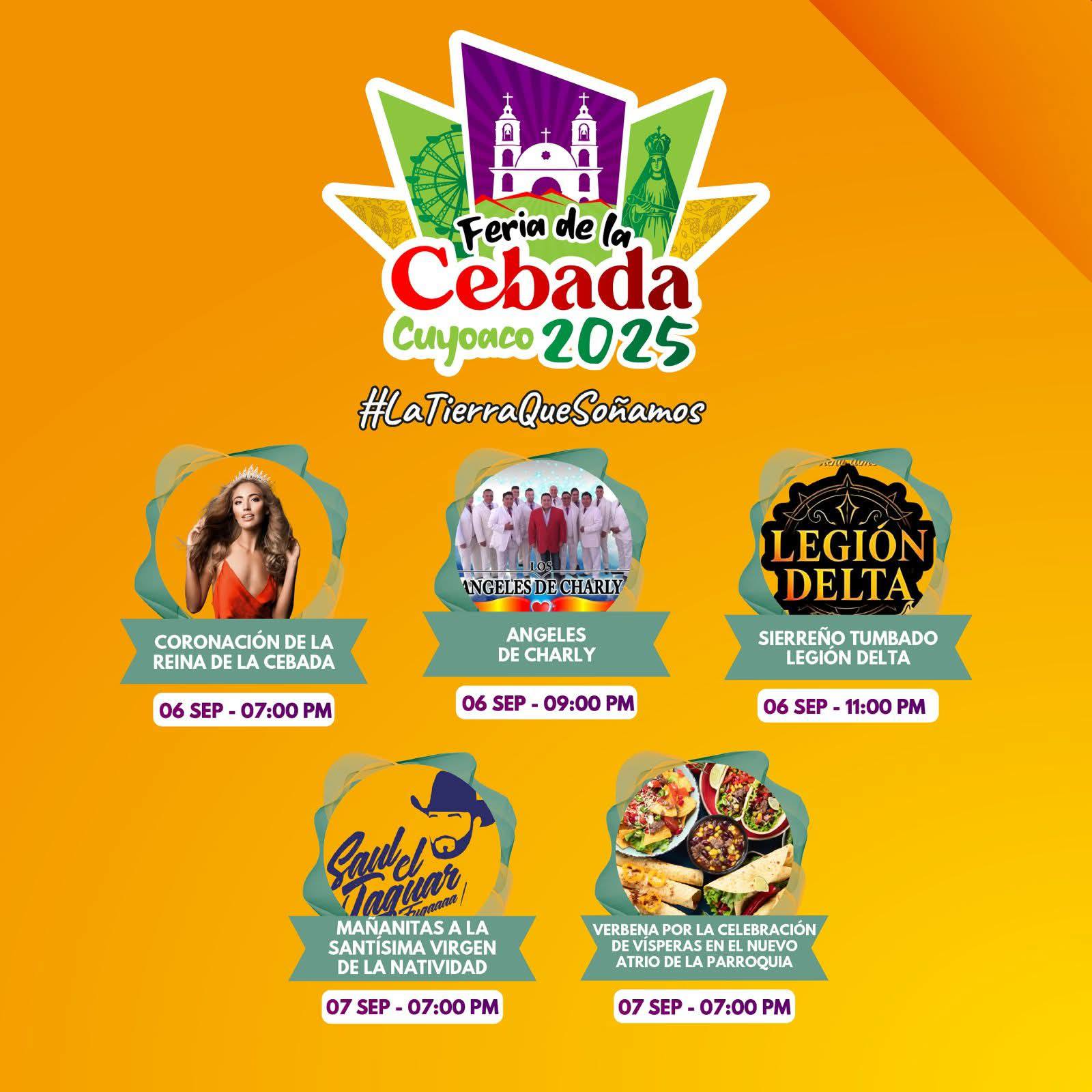 Programa Feria de la Cebada Cuyoaco 2025