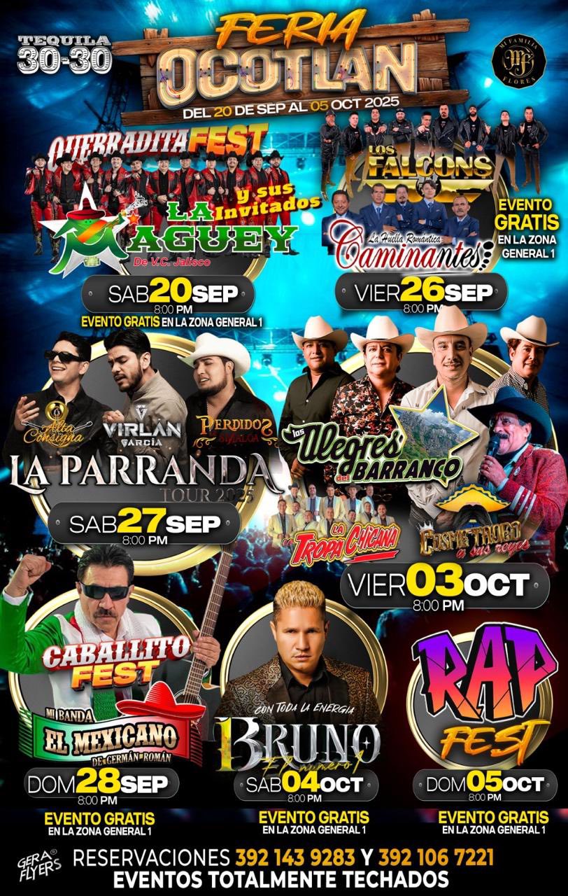 Elenco artístico - Feria Ocotlán 2025