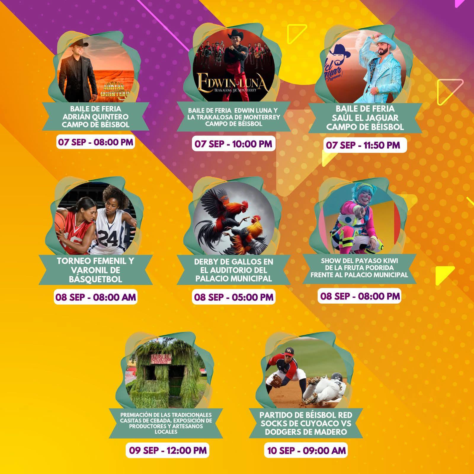 Programa Feria de la Cebada Cuyoaco 2025