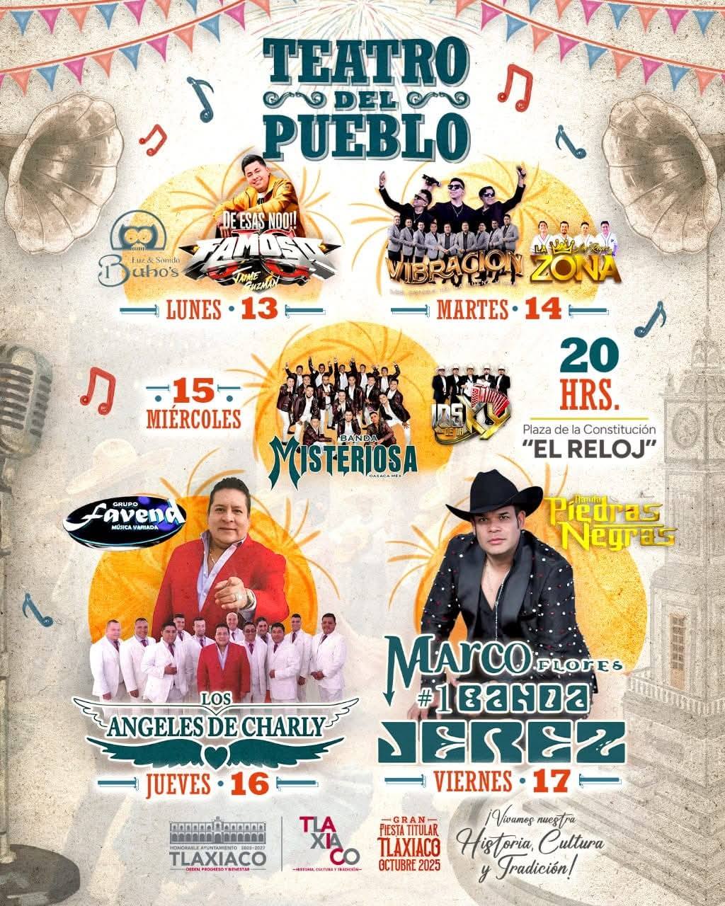 Elenco estelar Gran Fiesta Titular Tlaxiaco 2025