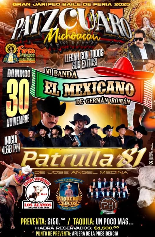 Feria Patronal Pátzcuaro 2025