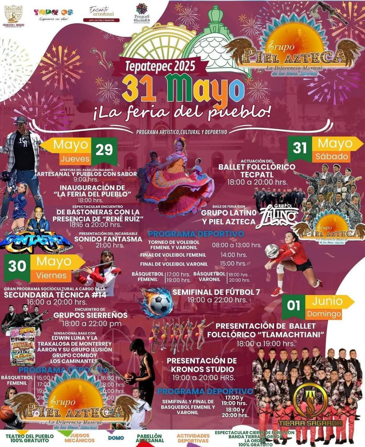 Programa Feria Tepatepec 2025