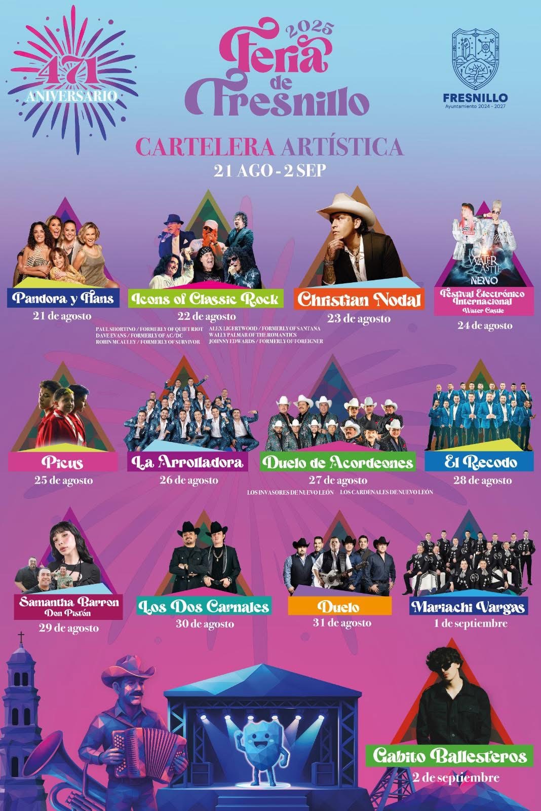 Cartelera - Feria Nacional de Fresnillo 2025