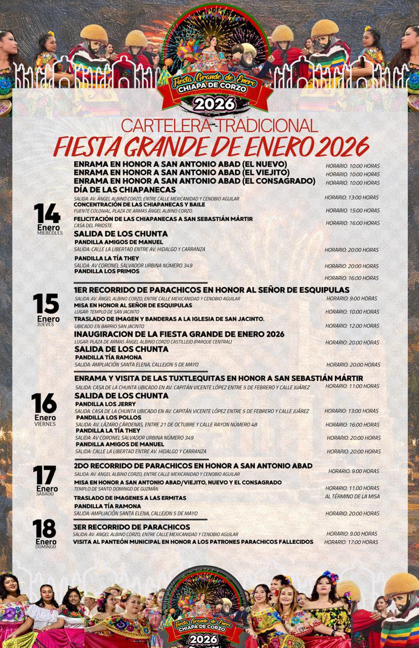 Fiesta Grande de Chiapa de Corzo 2026