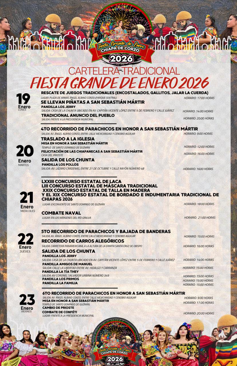 Fiesta Grande de Chiapa de Corzo 2026