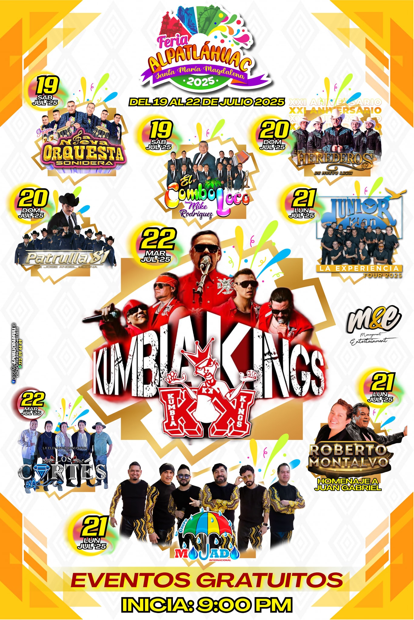 Cartelera estelar - Feria Alpatláhuac 2025