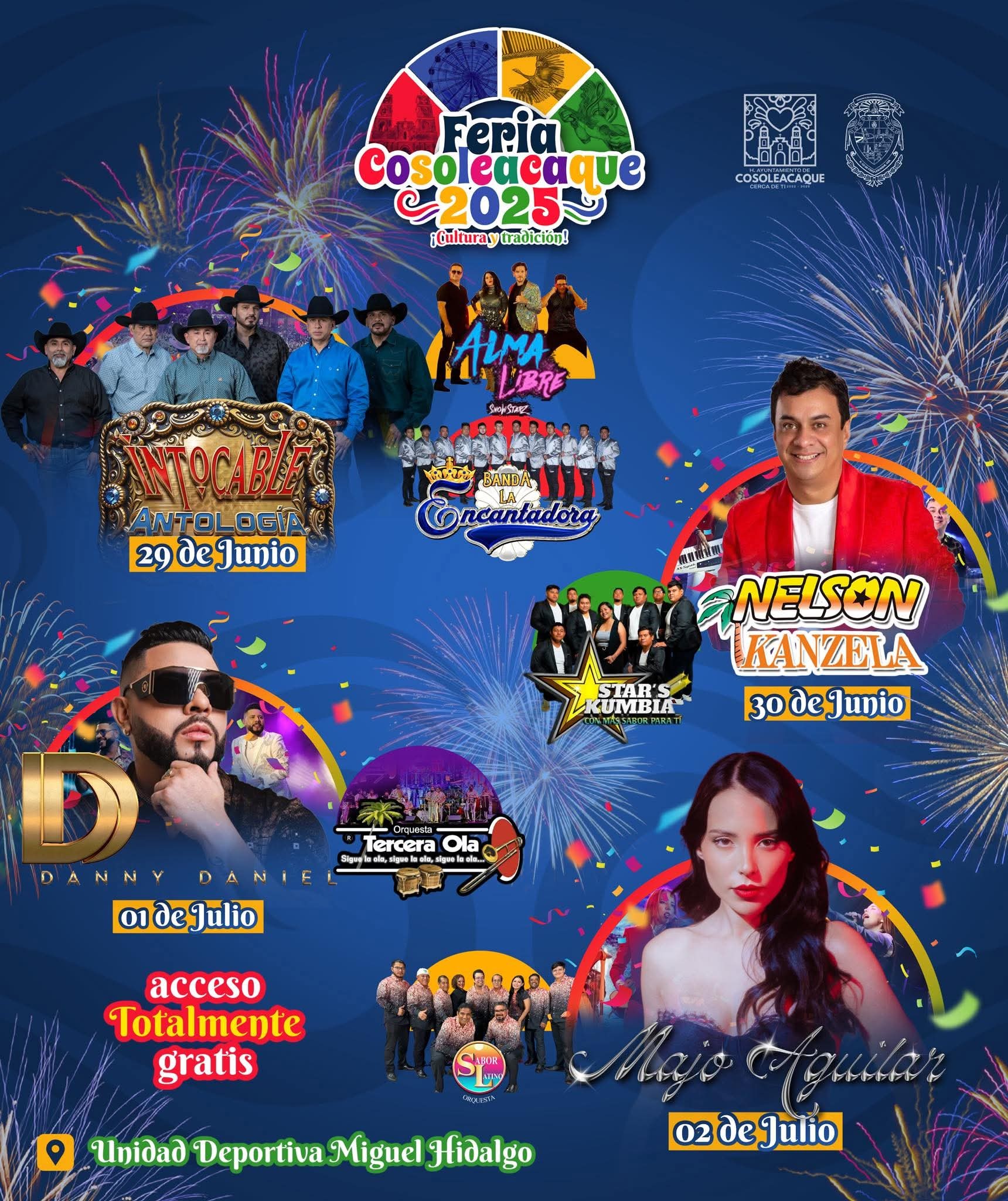 Elenco - Feria Cosoleacaque 2025