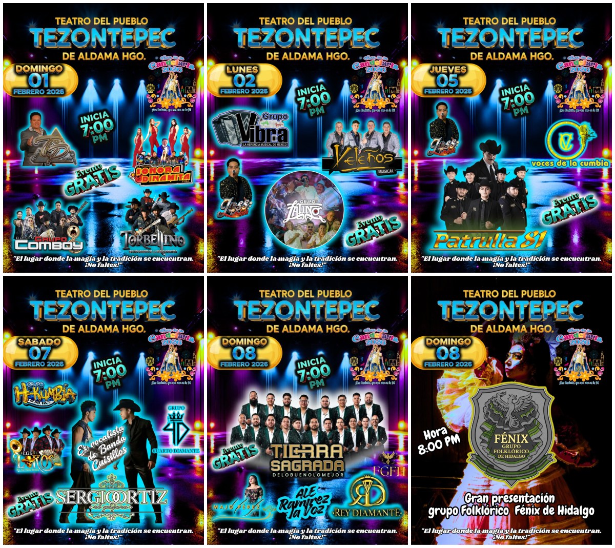 Feria de la Candelaria Tezontepec de Aldama 2026