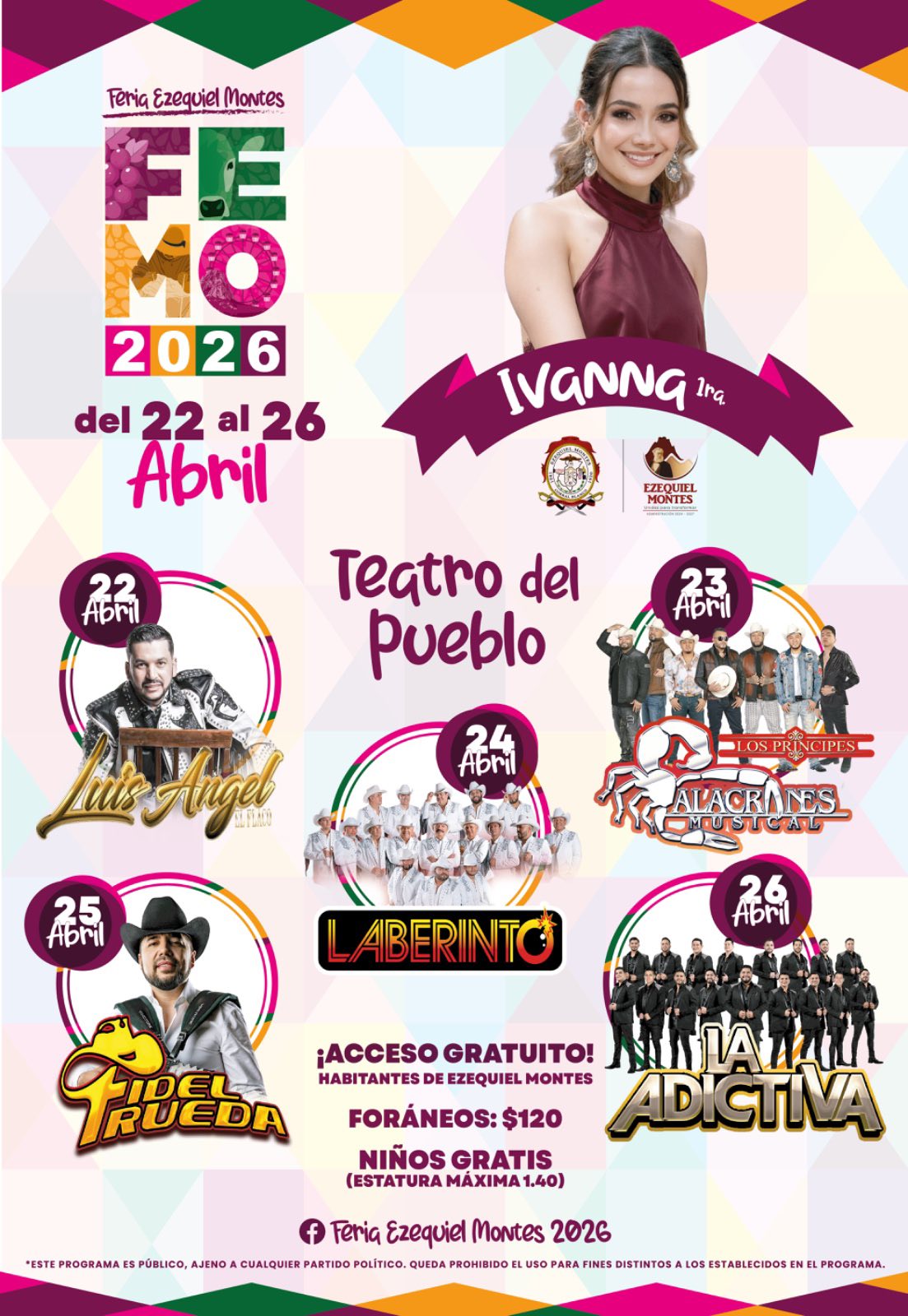 Teatro del Pueblo Feria Ezequiel Montes 2026