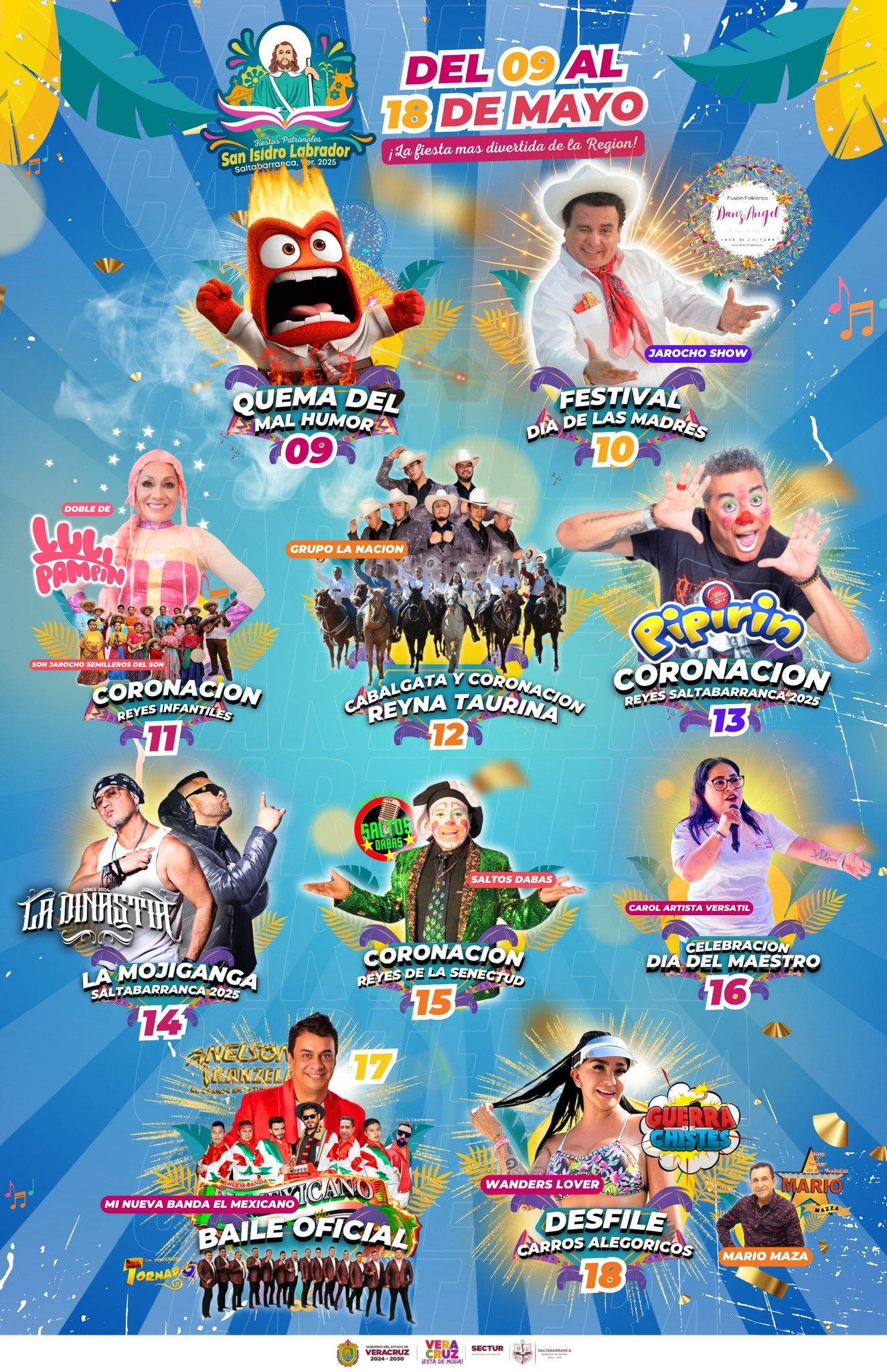 Programa Fiestas Patronales Saltabarranca 2025
