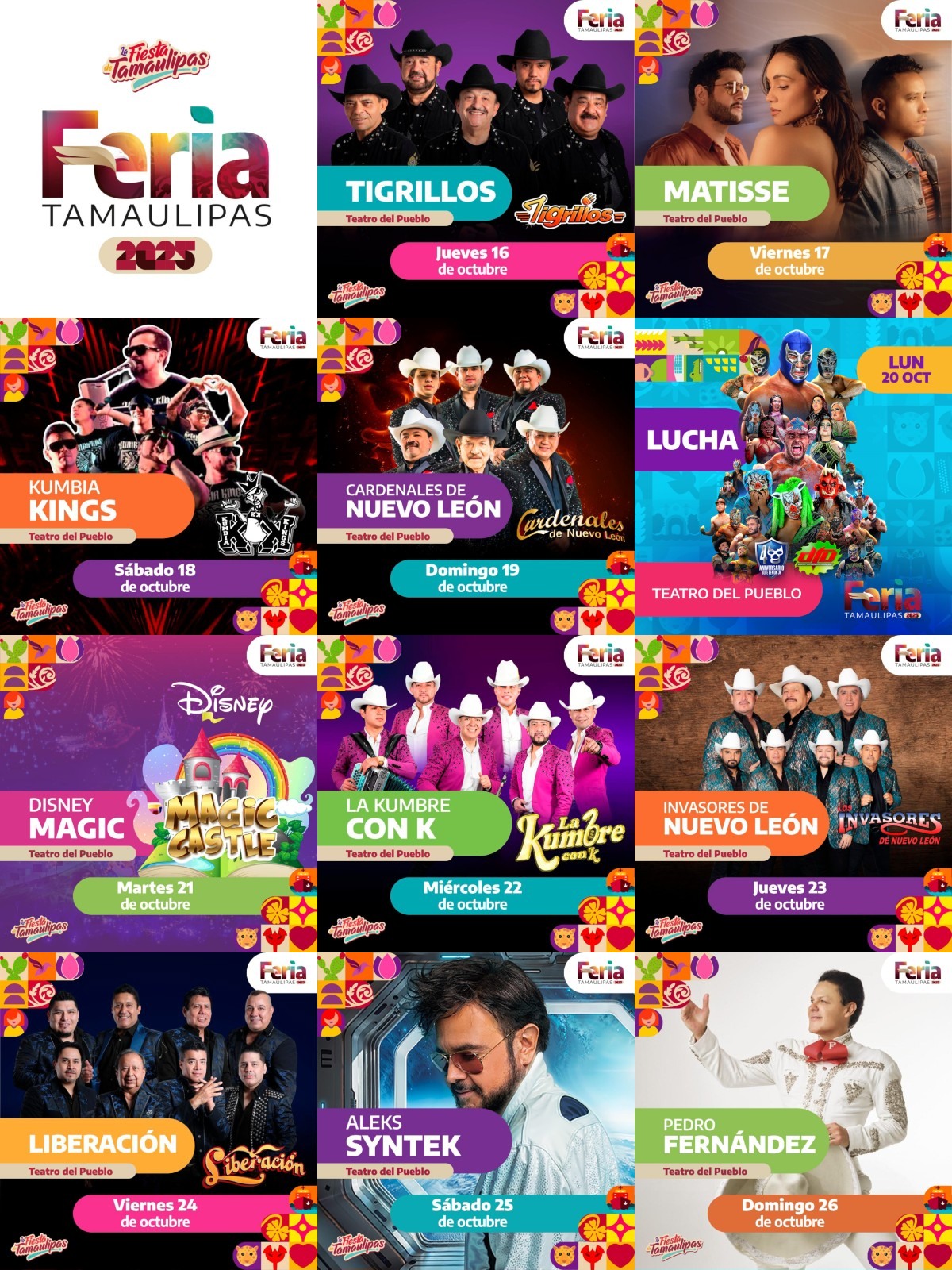 Teatro del Pueblo Feria Tamaulipas 2025