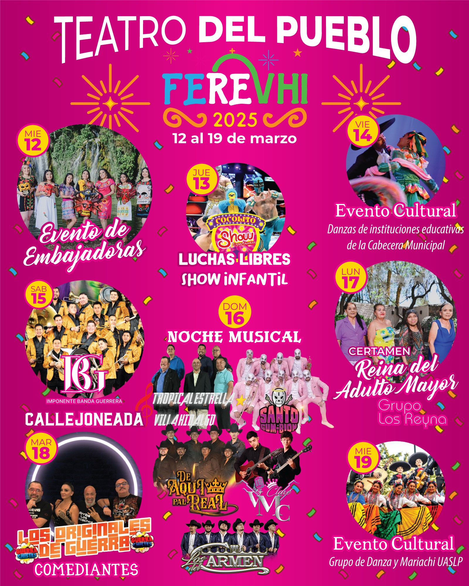 Teatro del Pueblo Feria Regional Villa Hidalgo 2025