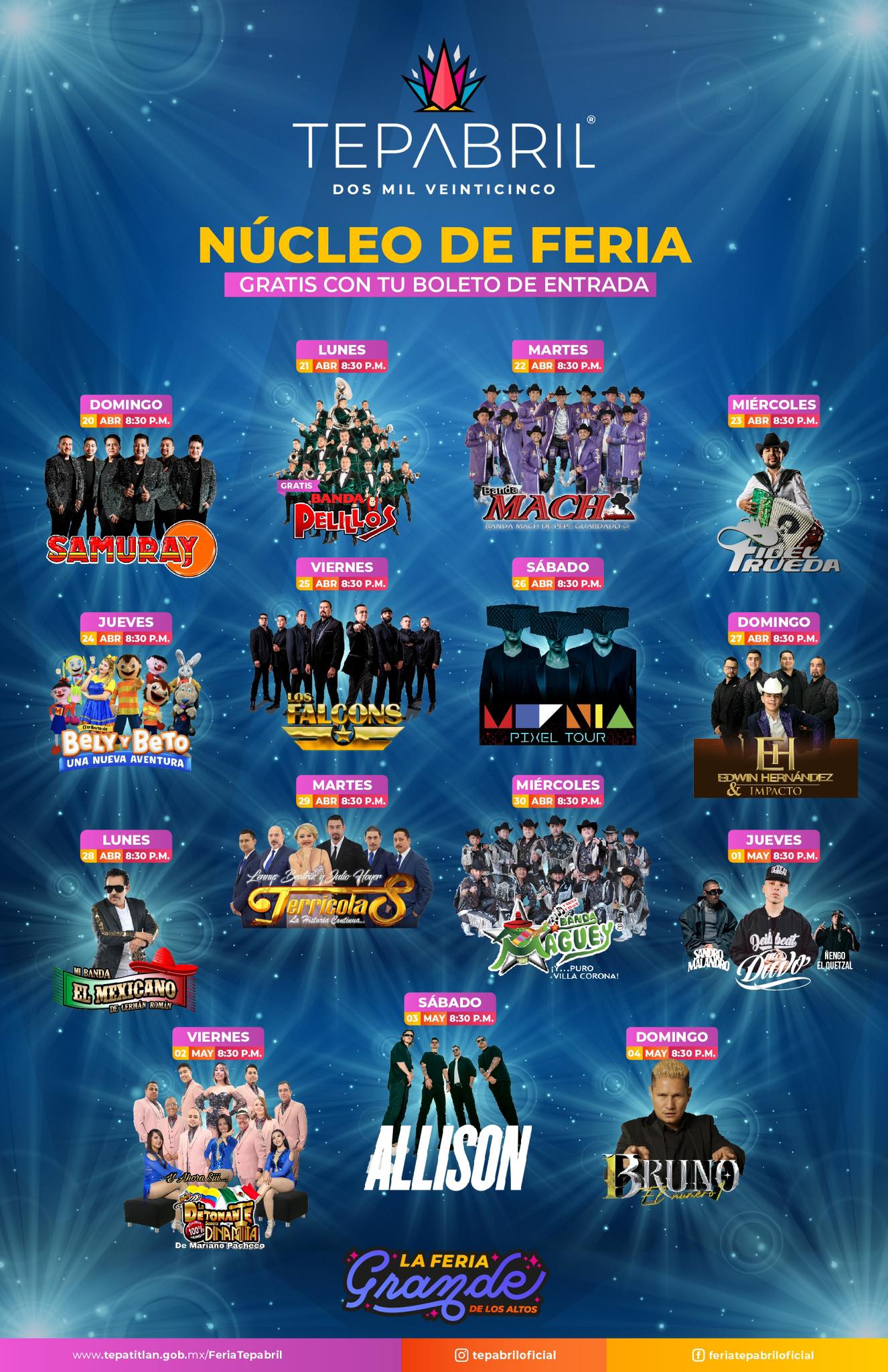 Nucleo de la Feria Tepabril 2025