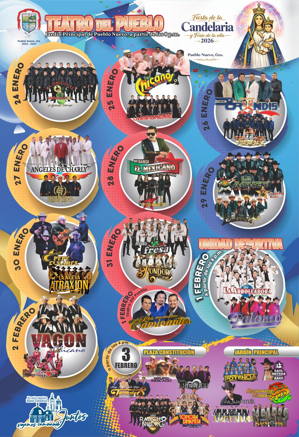 Fiesta de la Candelaria y Feria de la Olla Pueblo Nuevo 2026